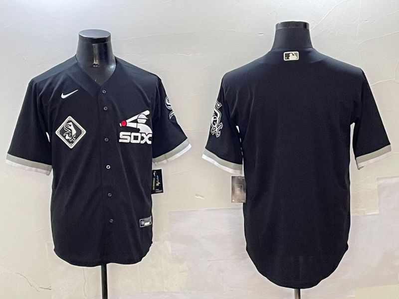 Men Chicago White Sox Blank Black Game Fashion 2025 Nike MLB Jersey style 2